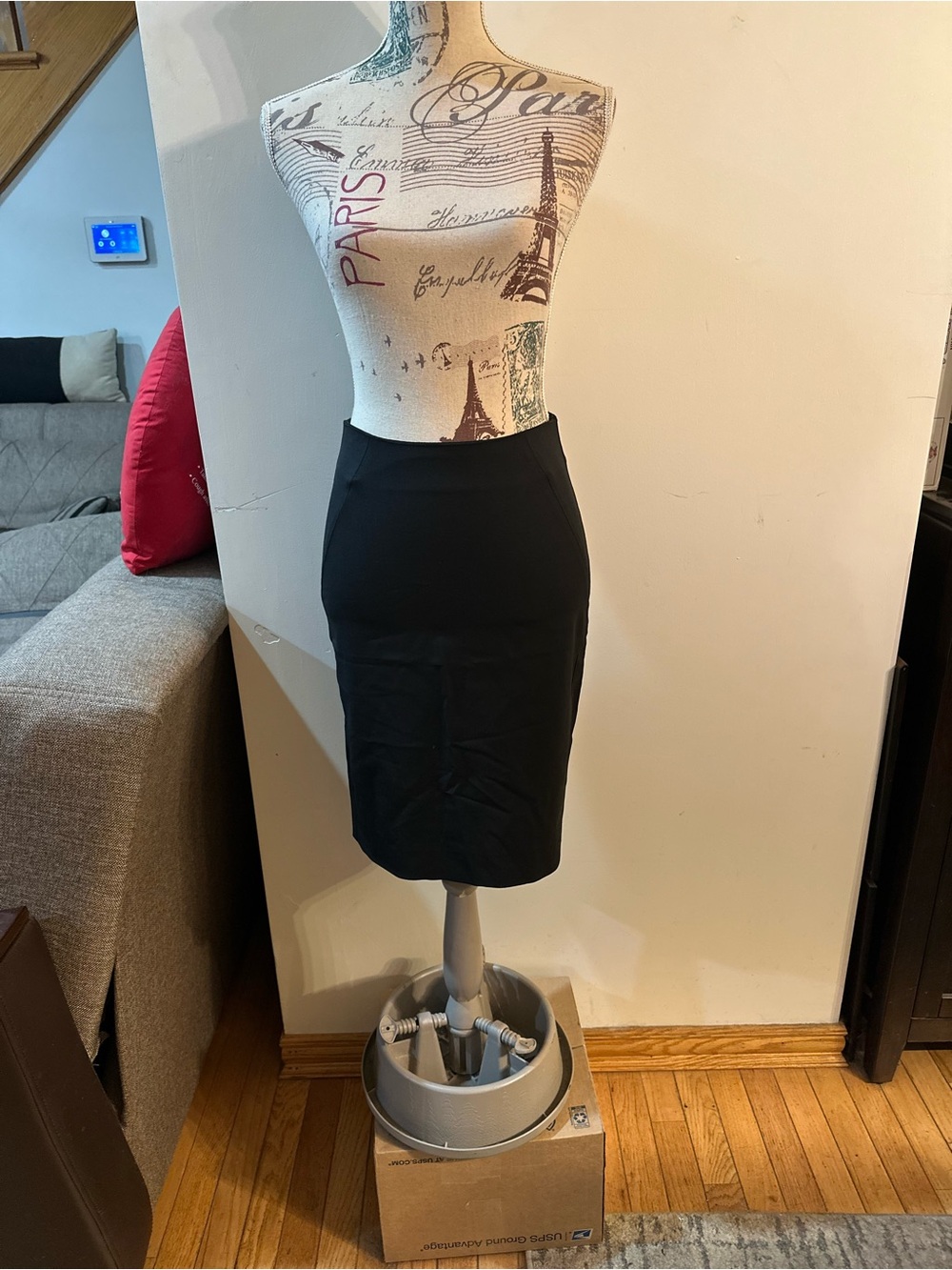 Theory Black Pencil Skirt